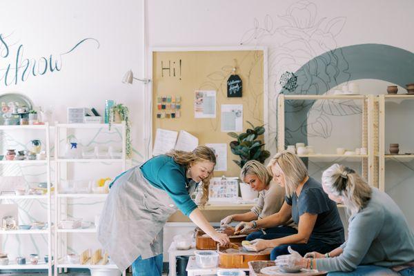 Parker Art School's New Pottery studio, Centrally located and just a short drive from Castle Rock, Lonetree, Denver and Aurora