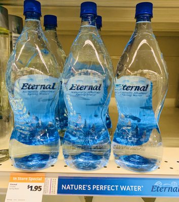 Eternal Water 1.5L's are now on sale for $1.95 at Natural Grocer's!! Grab Nature's Perfect Water Today!