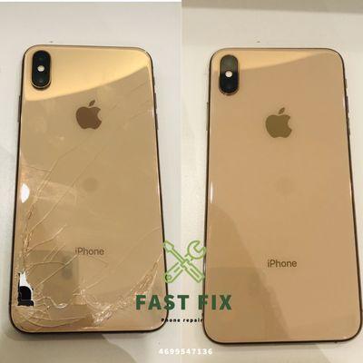 Iphone cracked screen  / back glass repair   We can come to you and fix it on the spot  90 days warranty + free screen protector