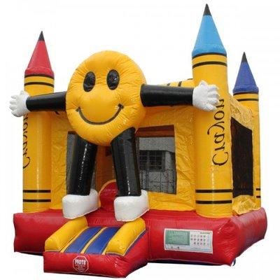 Emoji bounce house