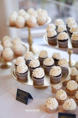 Wedding cupcake assortment