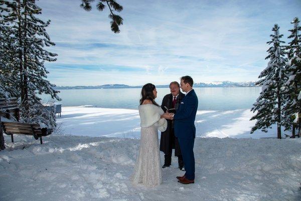 December 18,2021 me and my hubby had the most beautiful wedding in this world! The Lake Tahoe wedding made everything perfect!