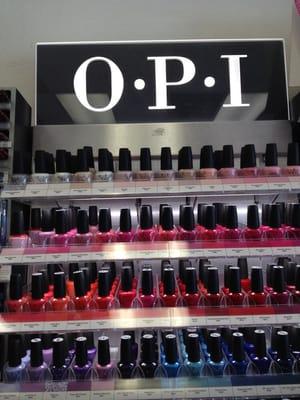 O.P.I products.