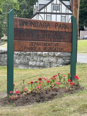 Entrance to upper Onondaga park