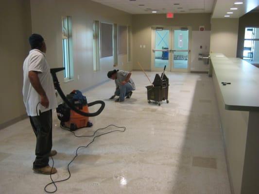 CSI has a crew available to do the specialized tasks necessary to clean any new construction.