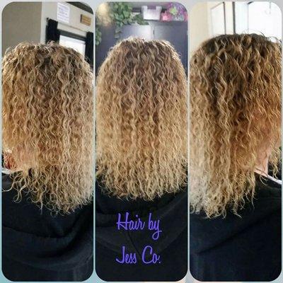 Short spiral perm