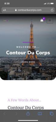 Contour Du Corps' website