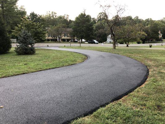 Paving job by R. Williams Paving & Sealing