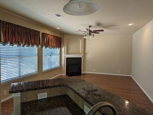 Beige Interior den painting