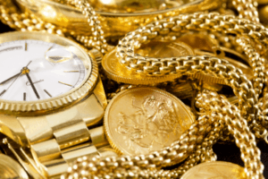 We buy US & foreign gold coins, solid gold jewelry, dental gold, solid gold and gold filled watches, gold filled jewelry, and gold bullion.