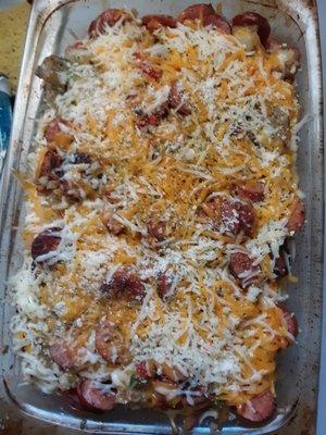 Sausage and potato casserole