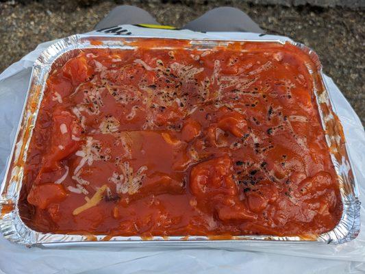 Baked Tomato Pepper Sauce Pork Chop over Rice - Saigon Corner 7/2024