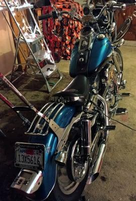 The side plates holding the sissy bar cost $20 at American Motorcycle Parts. Try finding a deal like that anywhere else! Thanks Tom u-da-man