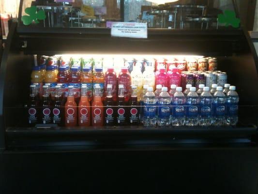 Drink/soda selection