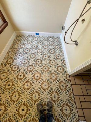 Wooden Tile Installation