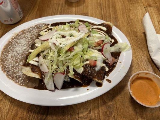 Enchiladas de Mole