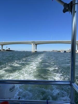 View from the boat