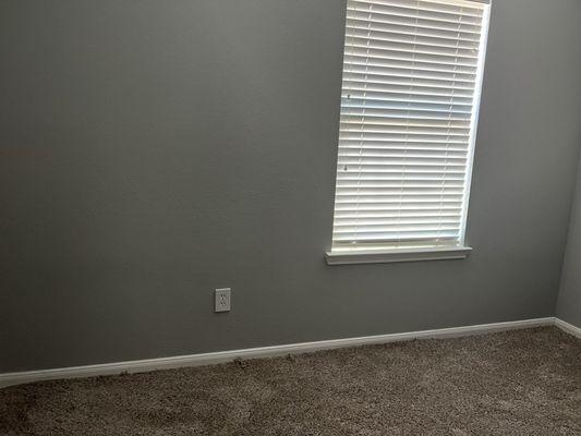 After, carpet still needs to be restretched. This one had the blue dehumidifier