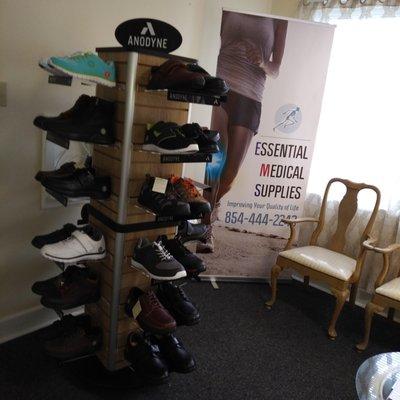 Anodyne shoe rack.