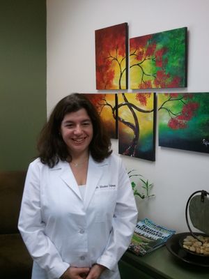 Dr Helman in her office.