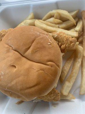 Cajun Catfish Sandwich Combo