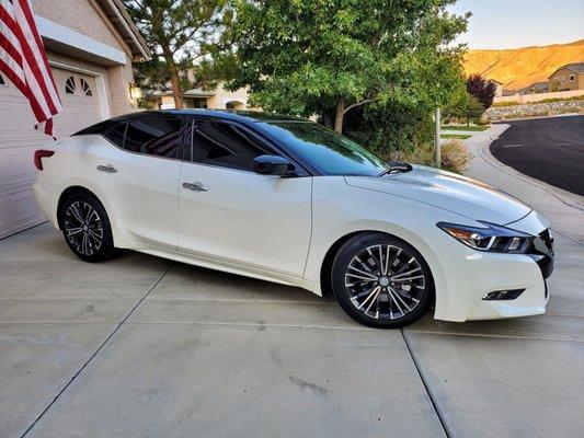 2018 Nissan Maxima (tint by Custom Window Tint)