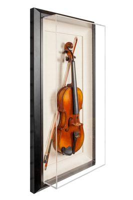 Custom Framed Violin in a Plexi Glass Box