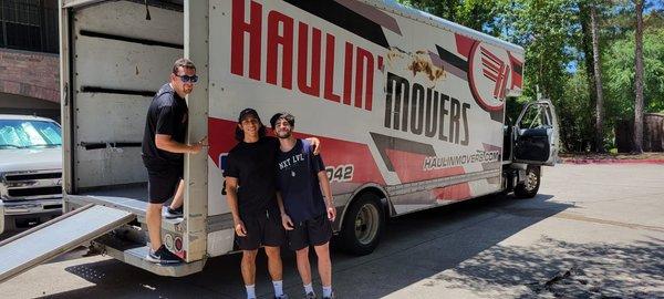 Joey Josh and Erik our Haulin' GREAT Movers!