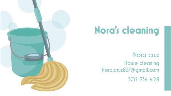 Nora cleaning