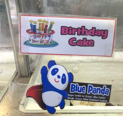 Blue panda ice cream?