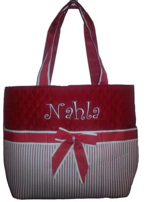 *Personalized Diaper Bag* www.myintricatedesigns.com