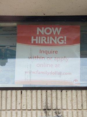 They are always hiring