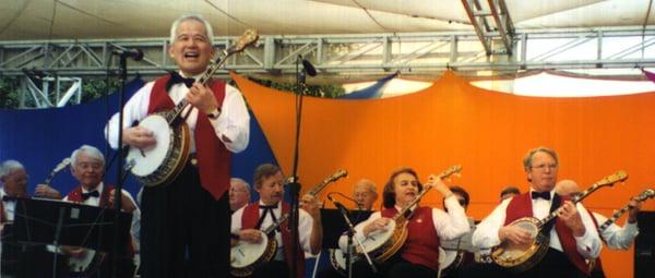 Banjo Band at opening of Tech Museum