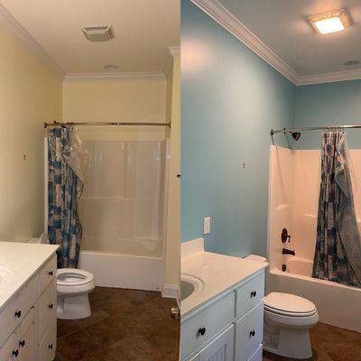 Interior Painting-Bathroom