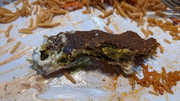 Yes, that is supposed to be a falafel.