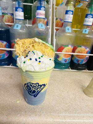 Madi Gras milkshake