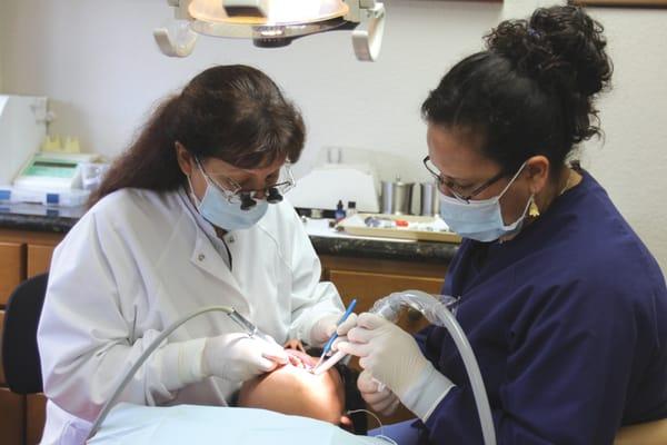 Dental assistant has been with the office 10 years