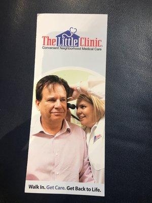 Pamphlet on clinic