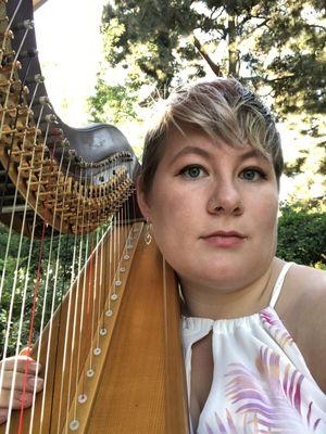 Having a harpist adds an elegant touch to any wedding ceremony.