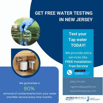 GET FREE WATER TESTING IN NEW JERSEY 

Contact Us here: 
www.aquachillnewjersey.com/contact-matt