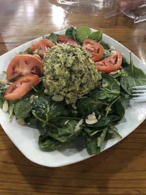 Pesto chicken salad