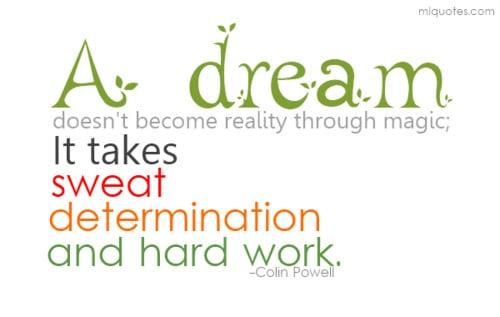 Encouraging clients to keep their dreams in focus until they become reality.