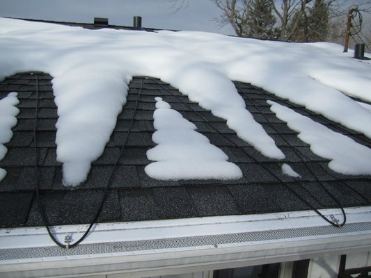 Protect your home from Winter damage! De-ice your home and stop Ice dams with Riser Home Services!