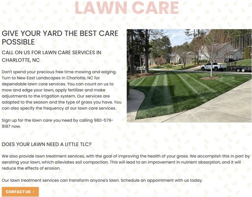 Lawn Care. Call Today