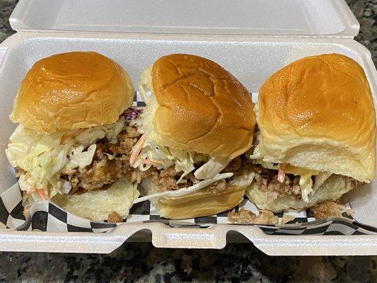 BBQ Chicken Sliders