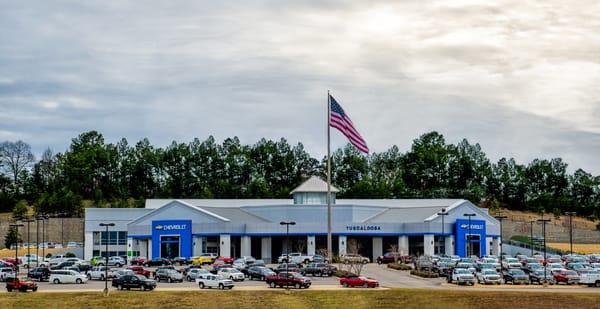 Tuscaloosa Chevrolet on the hill at Exit 77 off I-20/59