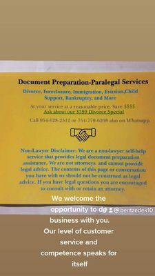 Concise Paralegal & Document Preparation