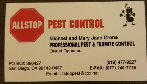 Allstop Pest Control