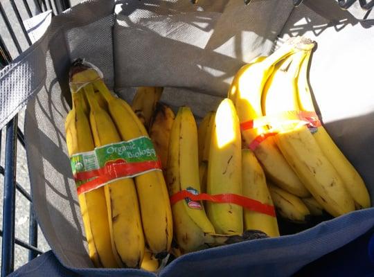 One of my favorite things here-red band bananas 39 cents a pound-almost wholesale price for great bananas!