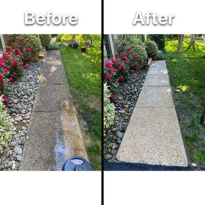 Concrete Walkway looking new